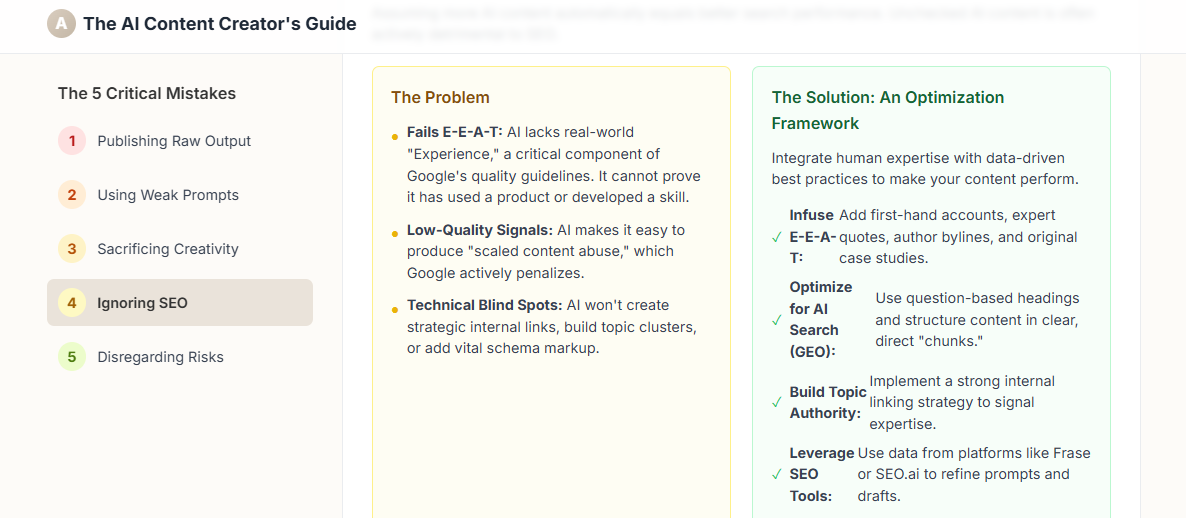 Mistake 4: The SEO Black Hole: Ignoring Search Engine Realities