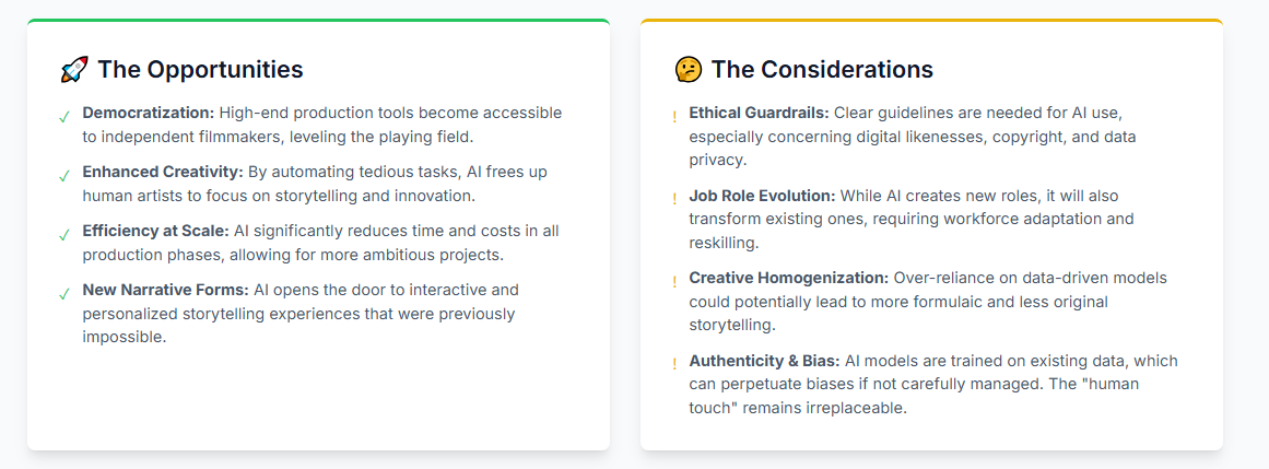 The integration of AI presents both incredible opportunities and important points for consideration.

