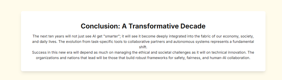 Conclusion: A Transformative Decade

